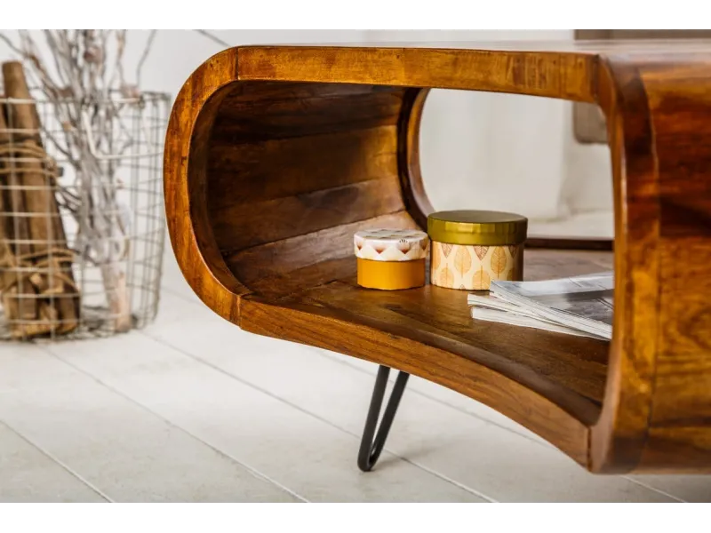 Table Basse en Bois 105cm Mango pas cher