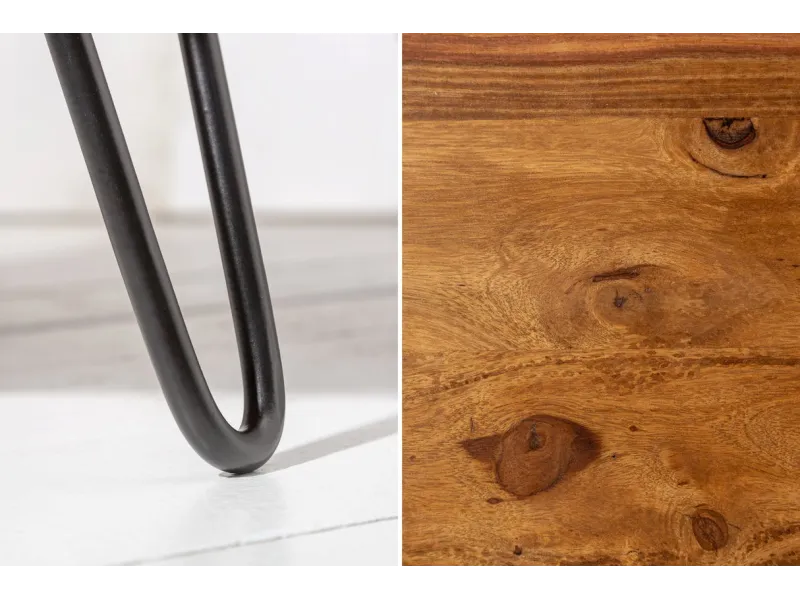 Table Basse en Bois 105cm Mango pas cher