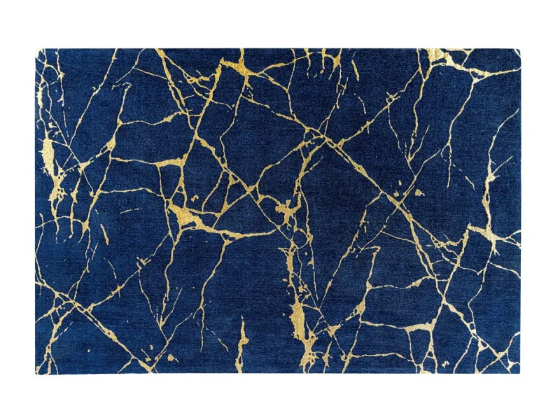 Tapis contemporain tricoté de 120x200cm en laine coloris naturel Ta...