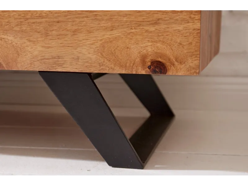 Table à manger design 180 cm coloris naturel pas cher