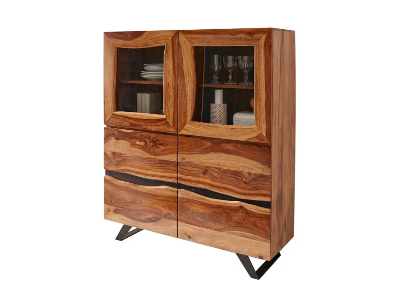 Table à manger design 180 cm coloris naturel pas cher