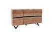 Buffet Haut style minimal en bois acacia 140cm pas cher