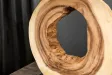 Lampe à poser en bois massif Organic Artwork – lampe design luxe artistique - Bellozia