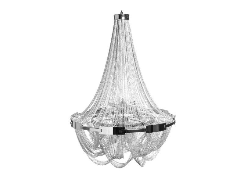 Lampe suspendue nacrée 64cm avec anneaux Suspensions |bellozia.com