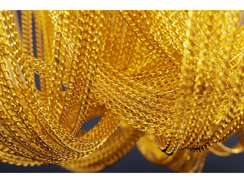 Lampe suspendue nacrée 64cm avec anneaux Suspensions |bellozia.com