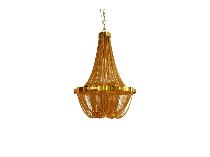 Lampe suspendue nacrée 64cm avec anneaux Suspensions |bellozia.com