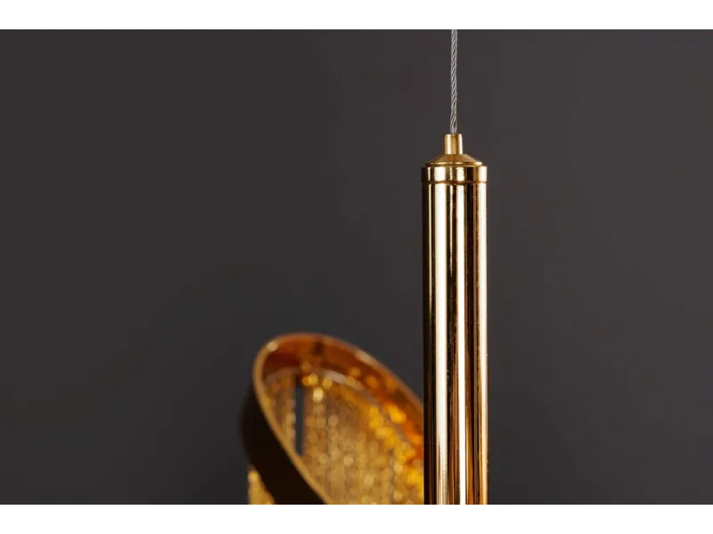 Lampe suspendue nacrée 64cm avec anneaux Suspensions |bellozia.com