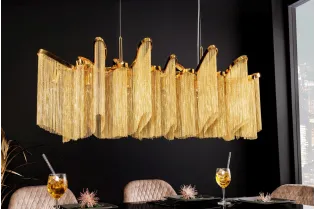 Lampe suspendue nacrée 64cm avec anneaux Suspensions |bellozia.com 2