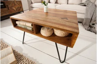 Table basse bois massif pas cher | LIVRAISON GRATUITE | bellozia...