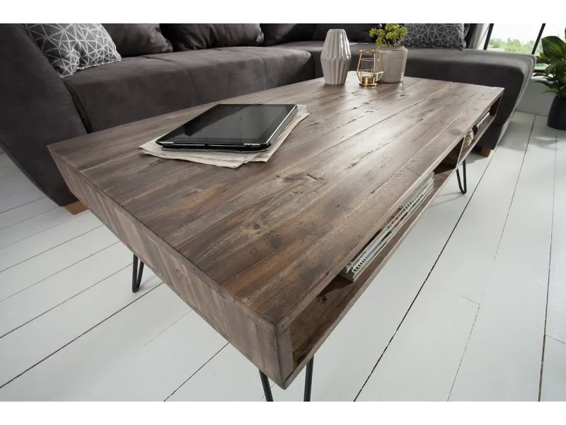 Table basse bois massif pas cher | LIVRAISON GRATUITE | bellozia...