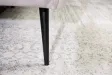Canapé velours 3 places champagne – Design rétro chic avec pieds noirs