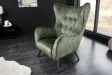 Fauteuil à bascule design scandinave coloris bleu claire Fauteuil |...