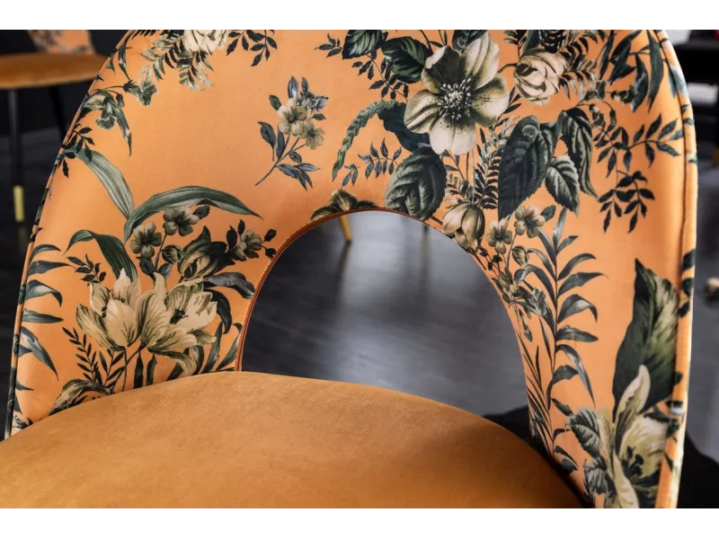 Chaise Salle à Manger Velours Design Moderne | 3 Coloris | Bellozia