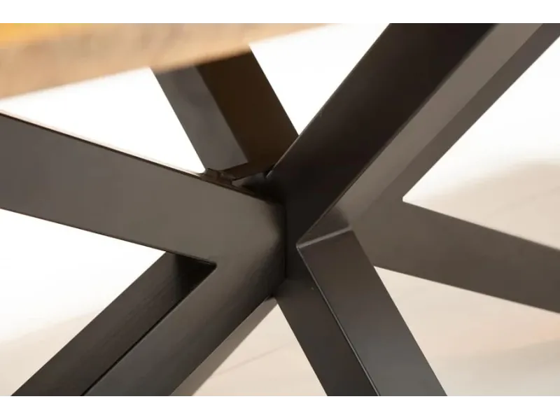 Table à manger en bois massif 160cm coloris naturel