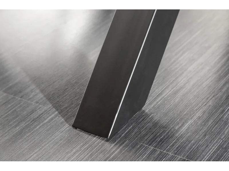 Table à manger Barracuda X en avec plateau en verre 180cm