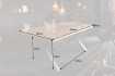 Table à manger Barracuda X en avec plateau en verre 180cm