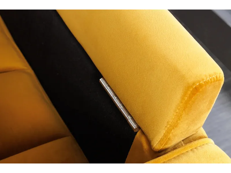 Canapé Moderne 3 Places en Velours – 220 cm de Confort Chic, Disponible en 5 Couleurs Élégantes