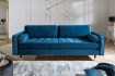 Canapé Moderne 3 Places en Velours – 220 cm de Confort Chic, Disponible en 5 Couleurs Élégantes