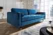 Canapé Moderne 3 Places en Velours – 220 cm de Confort Chic, Disponible en 5 Couleurs Élégantes