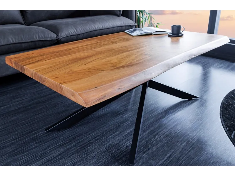 Table Basse en Bois 105cm Mango pas cher