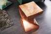 Tabouret design en aluminium argenté 45cm Tabourets bas |bellozia.com