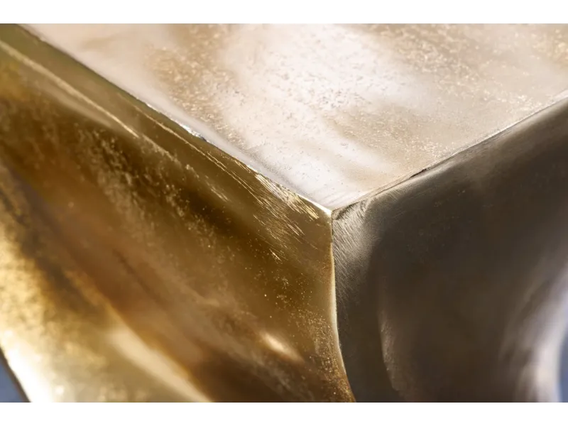 Tabouret design en aluminium argenté 45cm Tabourets bas |bellozia.com