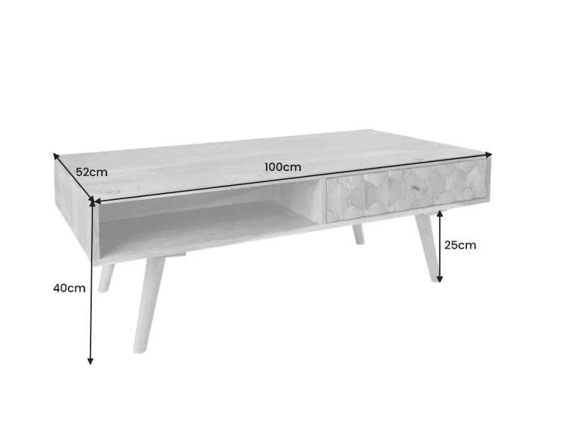Table basse bois massif pas cher | LIVRAISON GRATUITE | bellozia...