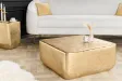 Table basse de 70 cm design unit doré