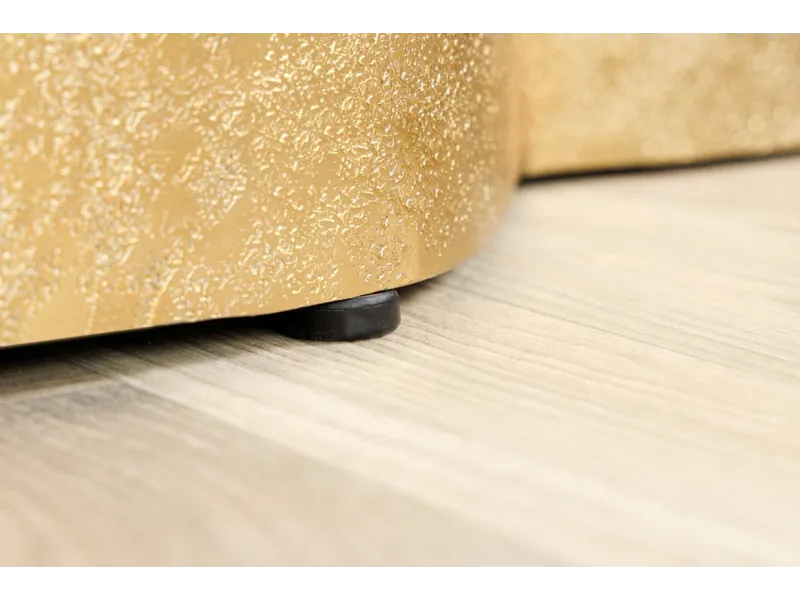 Table basse design oriental métal doré 70 cm | Bellozia