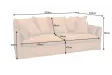 Canapé velours 3 places jaune moutarde – Design moderne pour salon chic