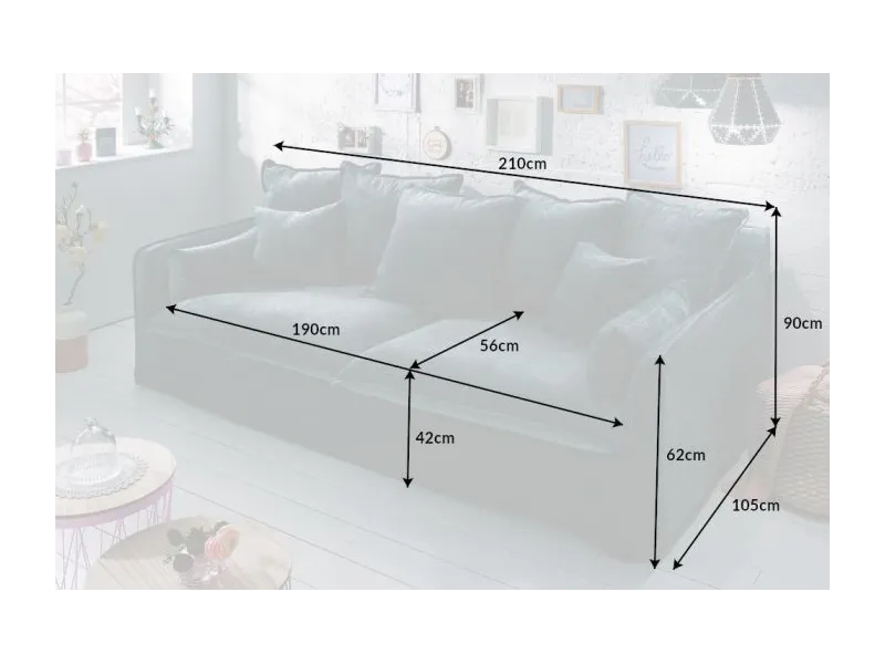 Canapé HEAVEN 200 cm – Élégance et douceur en velours bleu sarcelle