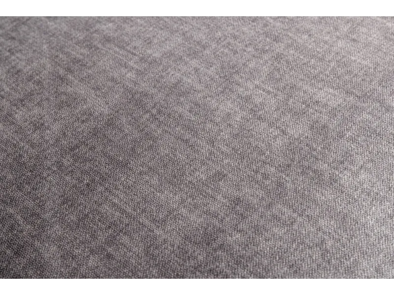 Canapé d'angle design MANHATTAN 295cm velours gris foncé ressorts ensachés 3 places pieds métal