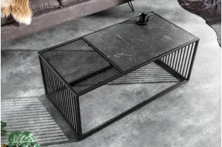 Table Basse Industrielle à Deux Niveaux 2