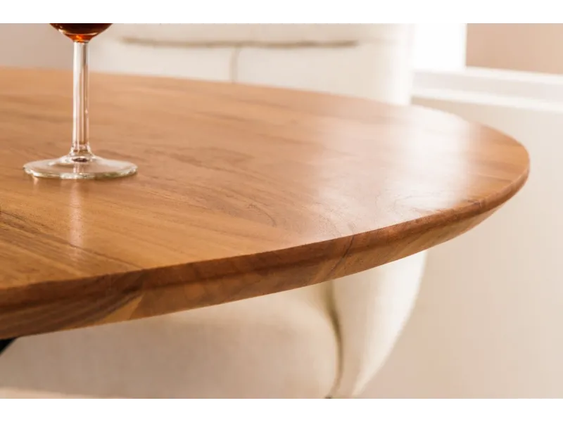 Table de Salle à Manger Ronde 130cm - Créez des Moments Inoubliables en Famille