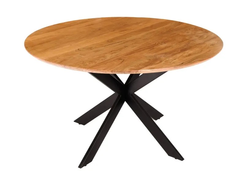 Table de Salle à Manger Ronde 130cm - Créez des Moments Inoubliables en Famille