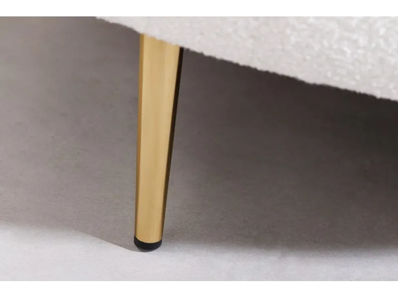 Canapé 3 places en tissu blanc Canapés droits, banquettes |bellozia...