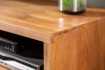 Meuble TV en Bois d'Acacia Massif - Finition Miel Naturel