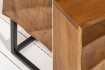 Meuble TV en Bois Massif avec Sculptures 3D