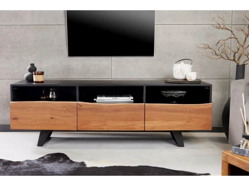 Meuble TV Organic Artwork 140cm Acacia
