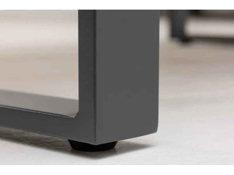 Banc de jardin modulaire en bois massif coloris gris 152cm pas cher