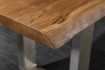 Banc 160 cm design industriel alliant bois et métal Chaises de sall...