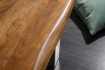 Banc 160 cm design industriel alliant bois et métal Chaises de sall...