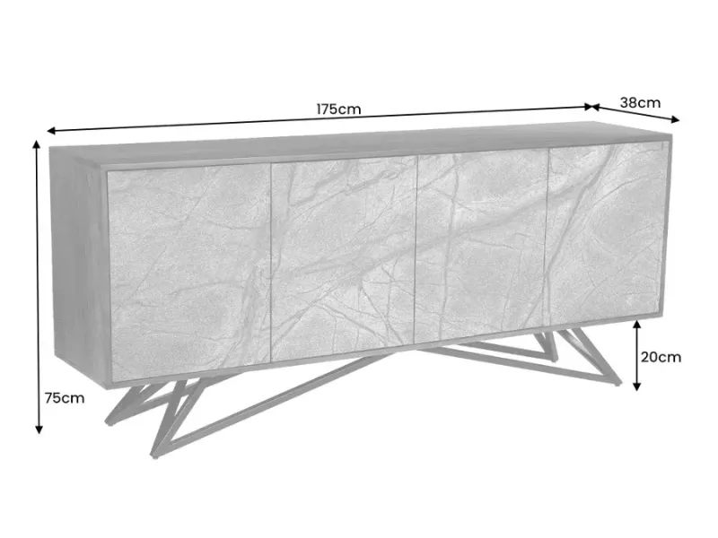 Buffet, Bahut et enfilade pas cher en bois massif  | LIVRAISON GRAT...