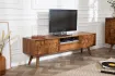 Meuble TV en Bois Massif Sheesham - Style Naturel