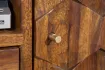 Meuble TV en Bois Massif Sheesham - Style Naturel