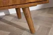 Meuble TV en Bois Massif Sheesham - Style Naturel