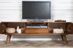 Meuble TV en Bois Massif Sheesham - Style Naturel