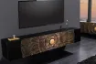 Meuble TV contemporain |Meuble TV design ovale avec étagère coloris...