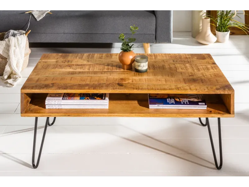 Table basse bois massif pas cher | LIVRAISON GRATUITE | bellozia...