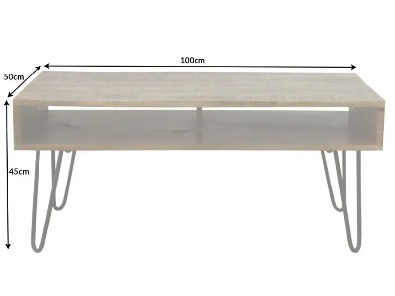 Table basse bois massif pas cher | LIVRAISON GRATUITE | bellozia...